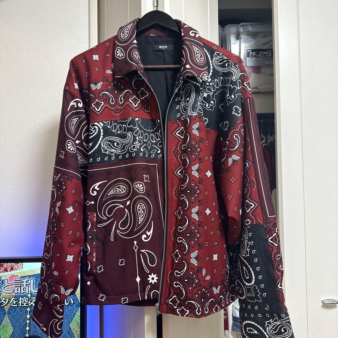 Glamb ブルゾン アウター Big Paisley Blouson