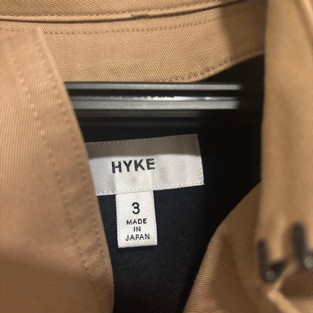 最終値下げ HYKE ハイク トレンチコート サイズ3 Lサイズ　希少