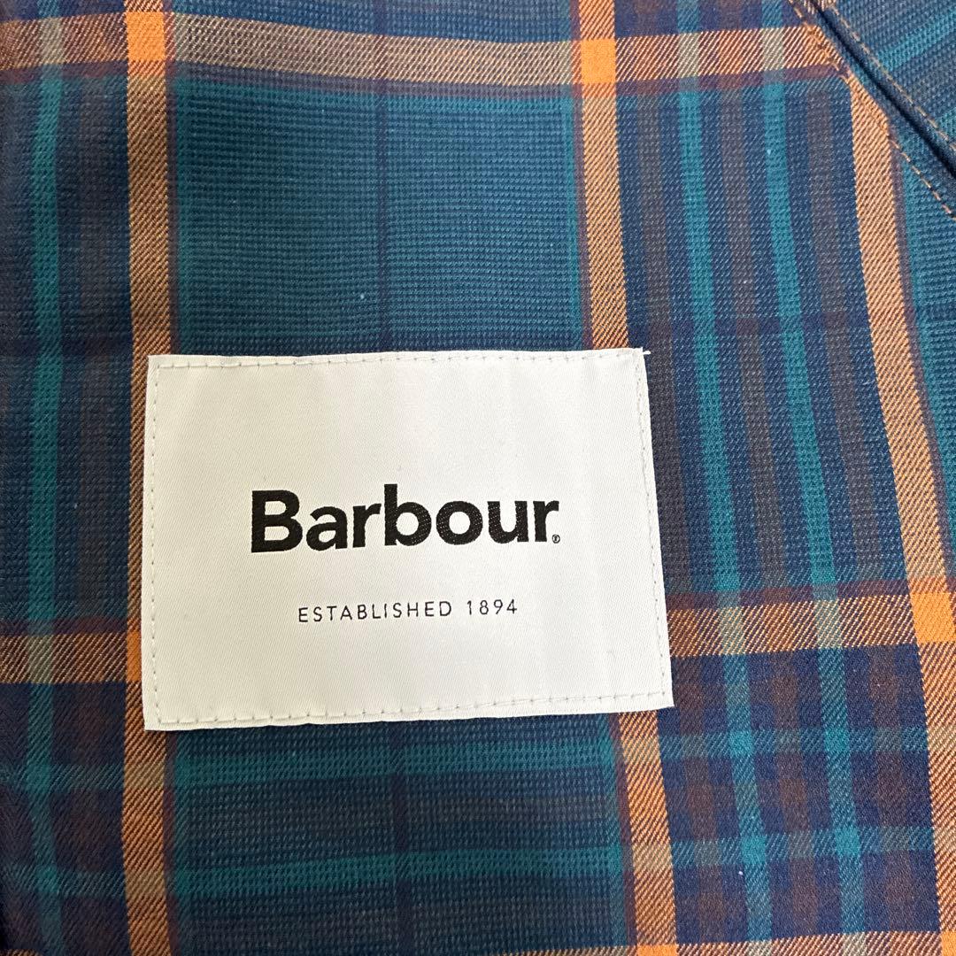 【美品】Barbour 別注　トランスポート　サイズ40 チェック柄リバーシブル