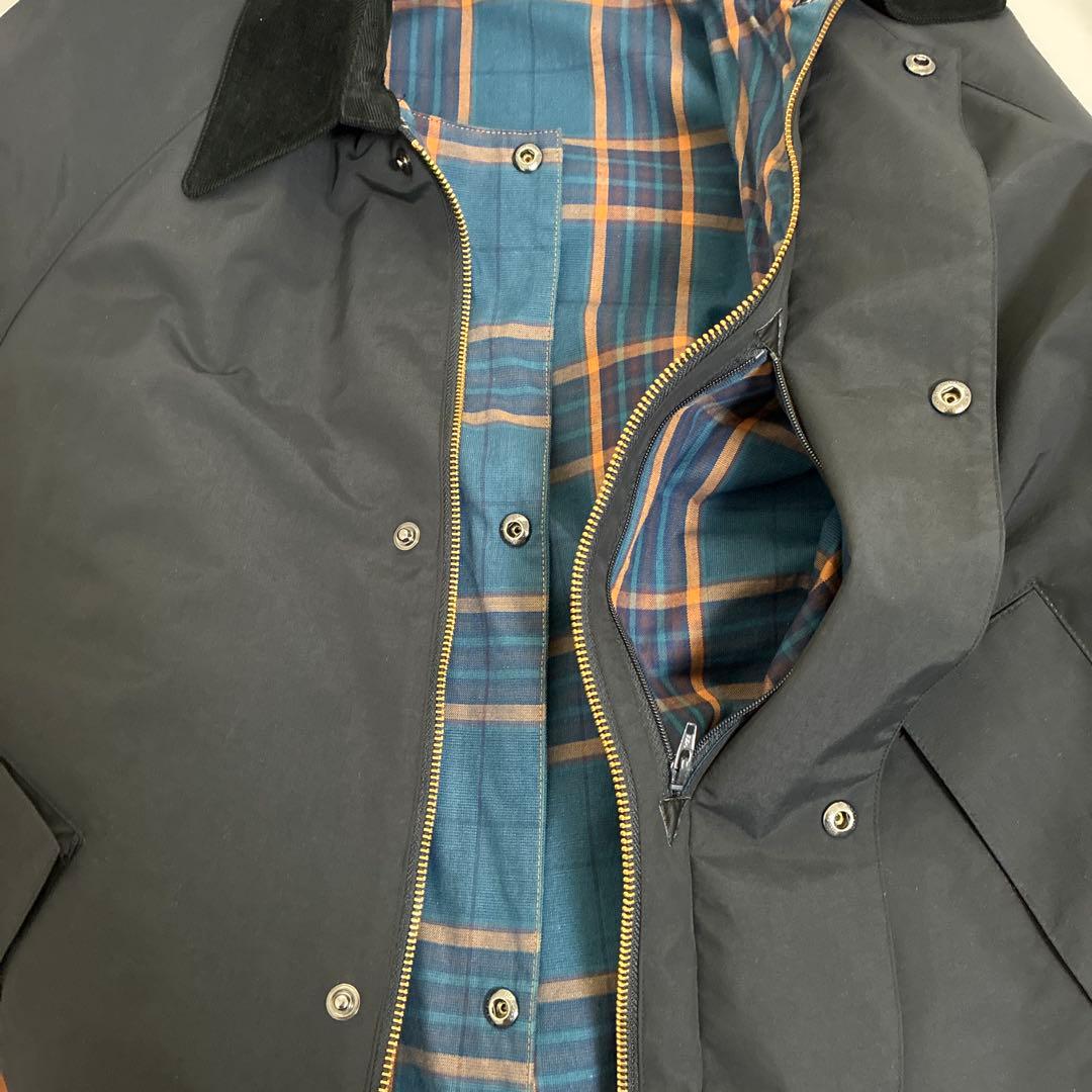 【美品】Barbour 別注　トランスポート　サイズ40 チェック柄リバーシブル