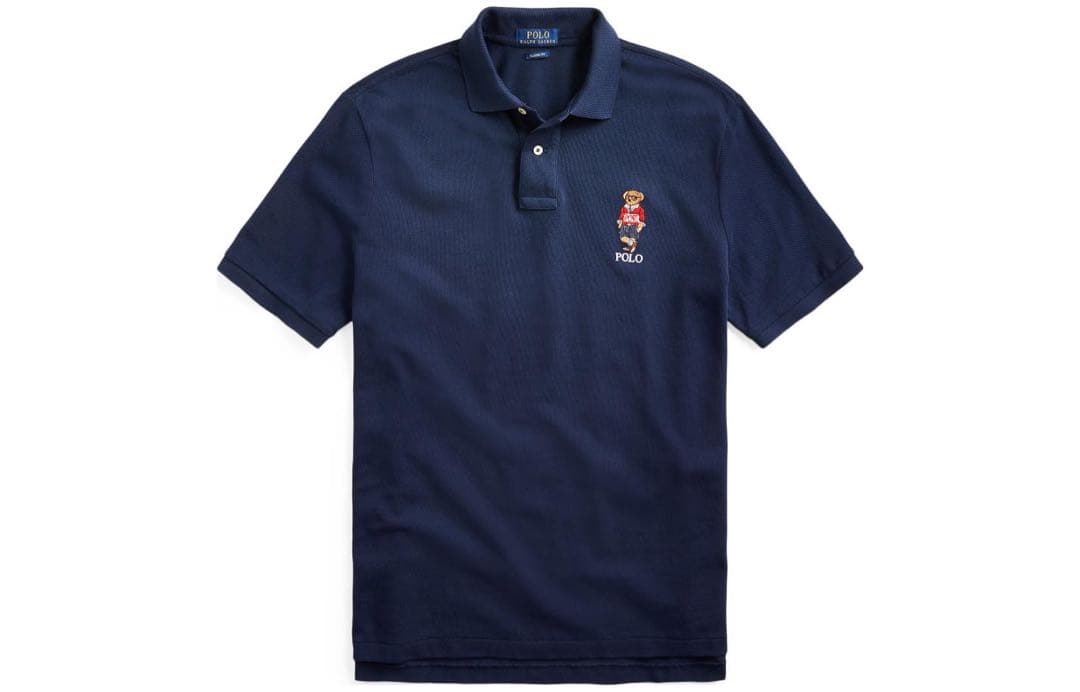 POLO Ralph Lauren スリムフィット ベア　ポロシャツ 刺繍 半袖