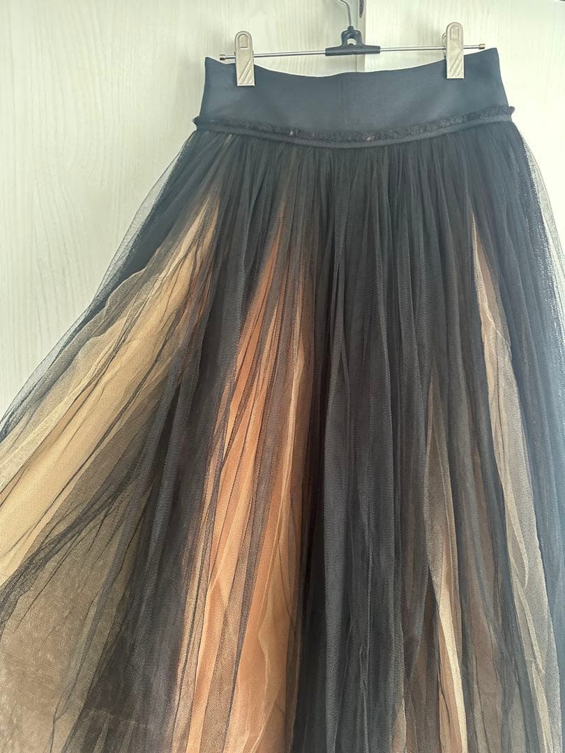 avouavou WOOL SILK YORK TULLE チュール スカート