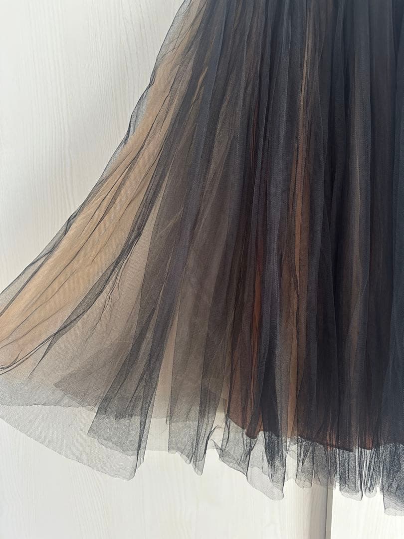 avouavou WOOL SILK YORK TULLE チュール スカート