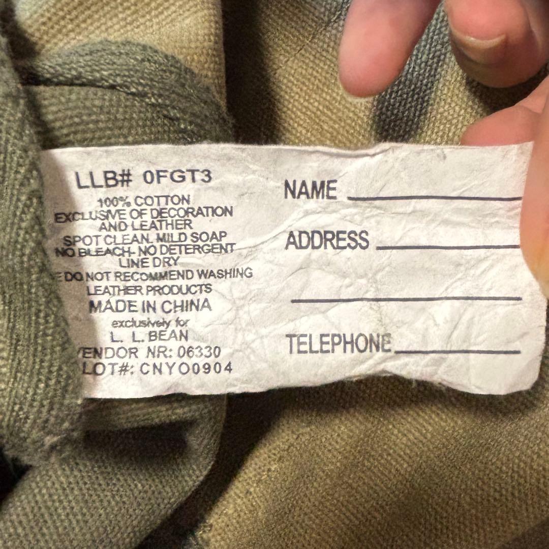 80s L.L.Bean 特大サイズ ボストンバック キャンバス ダッフルバッグ