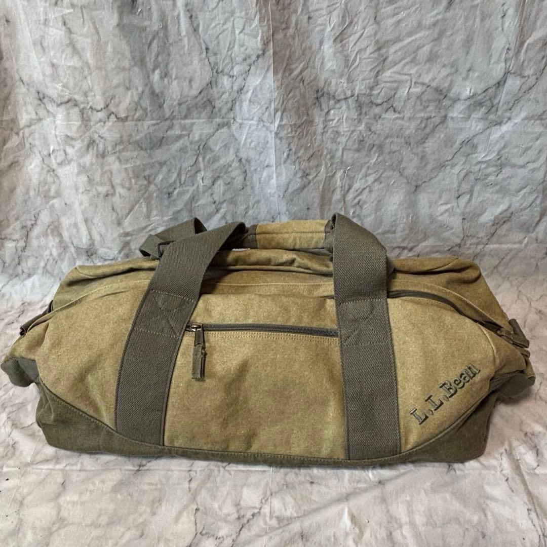 80s L.L.Bean 特大サイズ ボストンバック キャンバス ダッフルバッグ