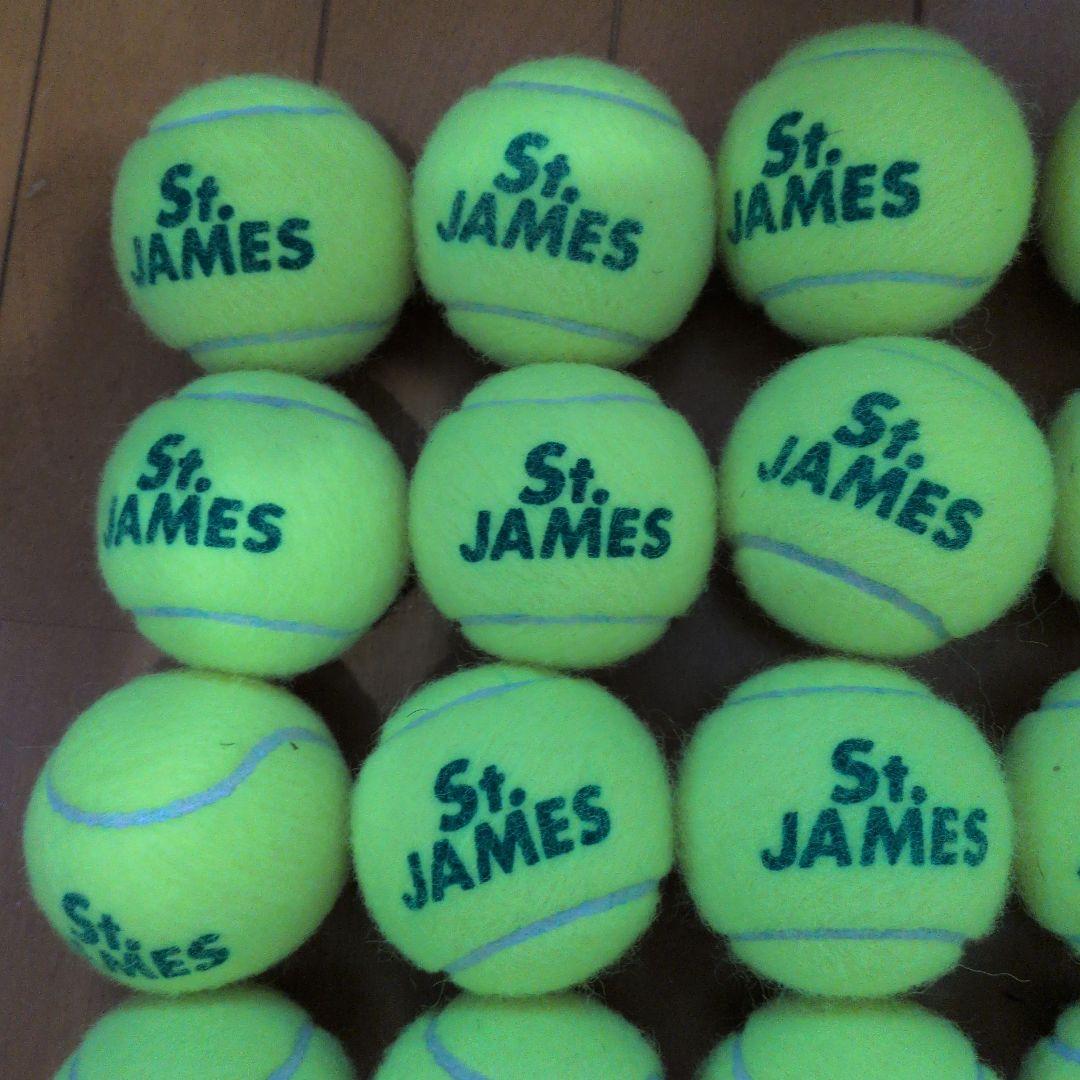 St. JAMES テニスボール 蛍光イエロー 60球