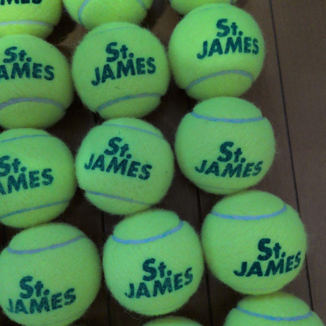 St. JAMES テニスボール 蛍光イエロー 60球