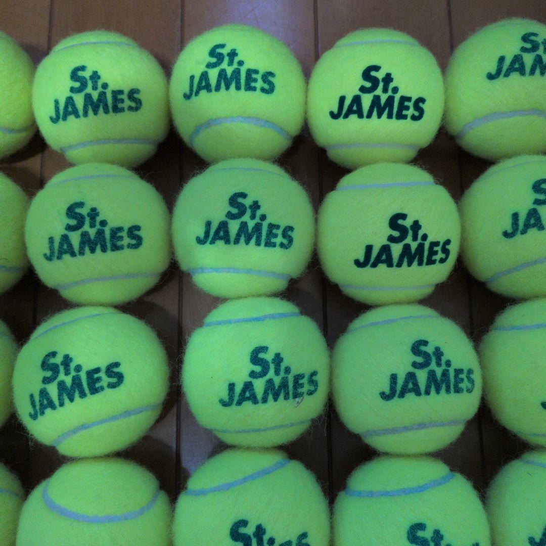 St. JAMES テニスボール 蛍光イエロー 60球