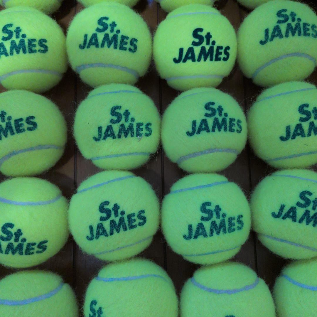St. JAMES テニスボール 蛍光イエロー 60球