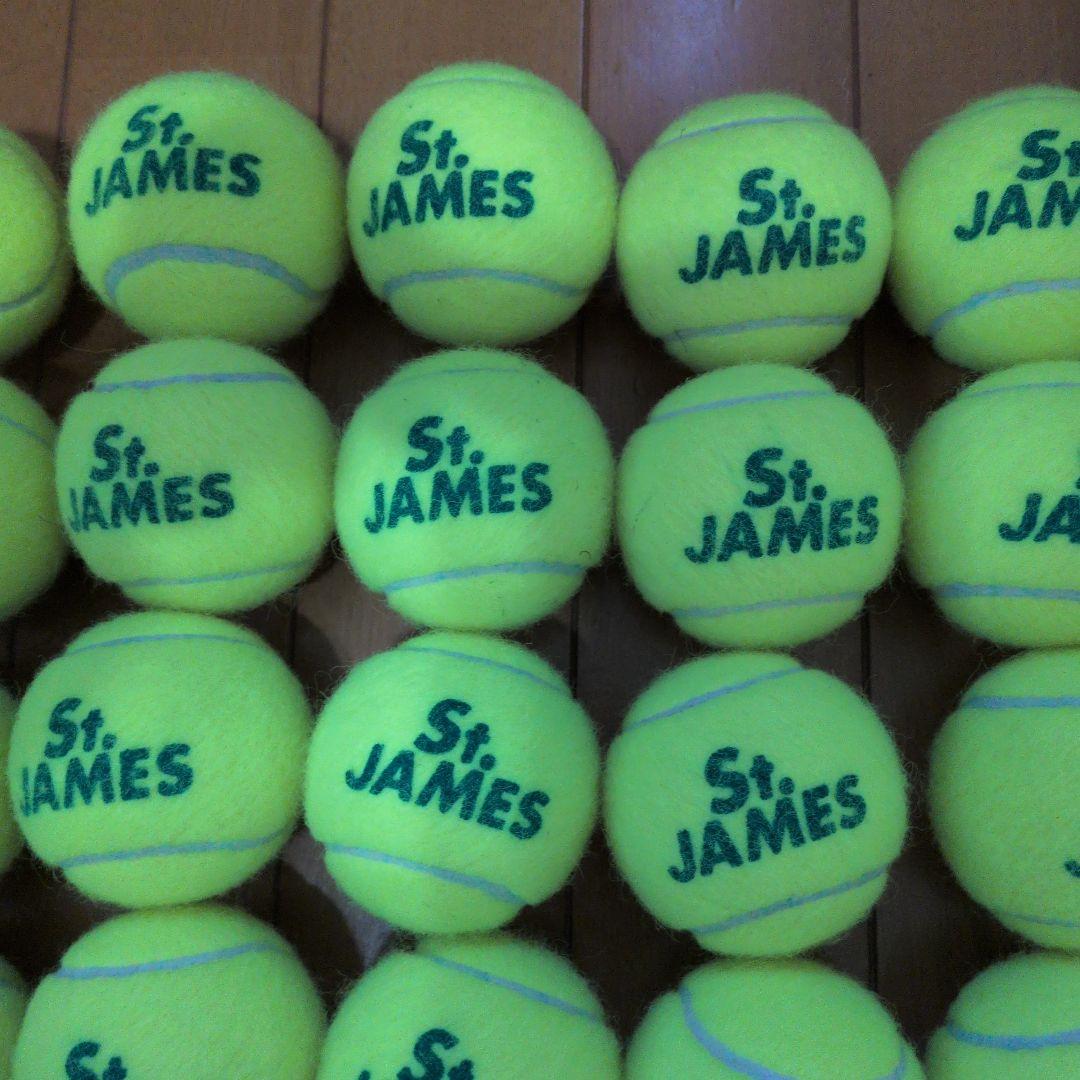 St. JAMES テニスボール 蛍光イエロー 60球