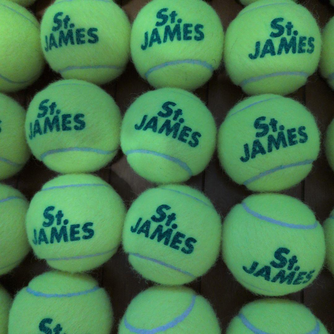 St. JAMES テニスボール 蛍光イエロー 60球