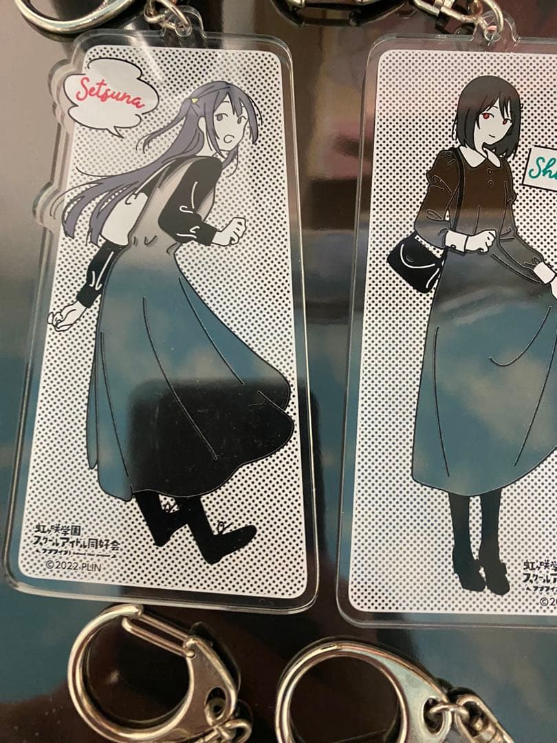 な*ち様 ラブライブ　虹ヶ咲 お散歩は季節をまとって アクリルキーホルダー