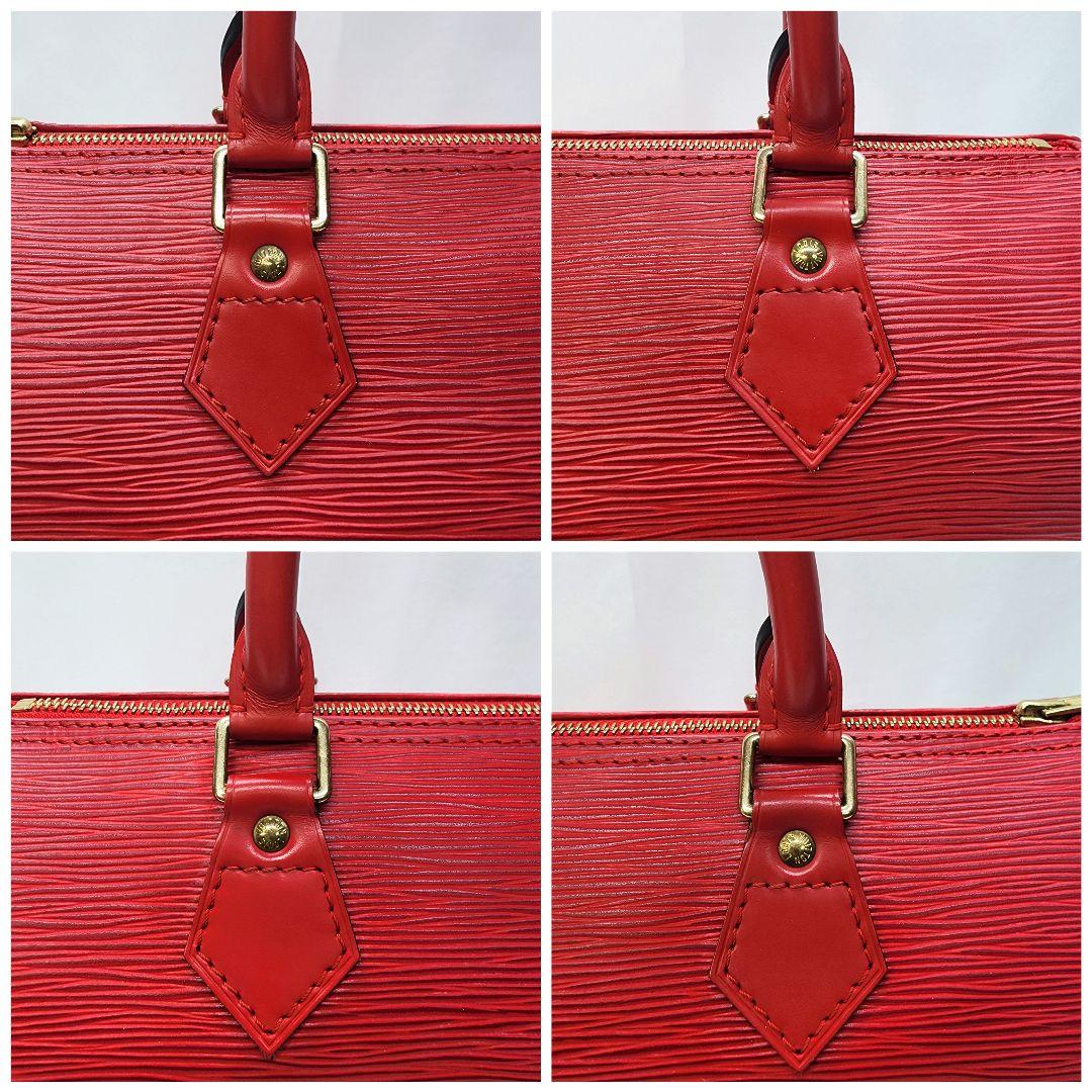 【美品】Louis Vuitton ルイヴィトン エピ スピーディー25 レッド