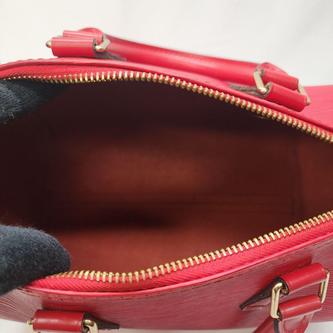 【美品】Louis Vuitton ルイヴィトン エピ スピーディー25 レッド