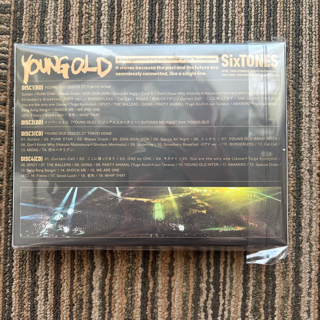 【初回盤】SixTONES YOUNGOLD Blu-ray【新品未開封】