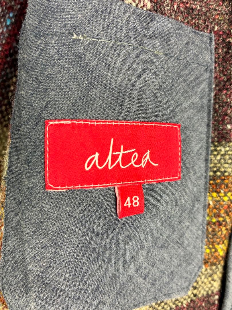 極美品/2ピース　アルテア × ジョンハンリー ツイードジャケット＆ベスト 48