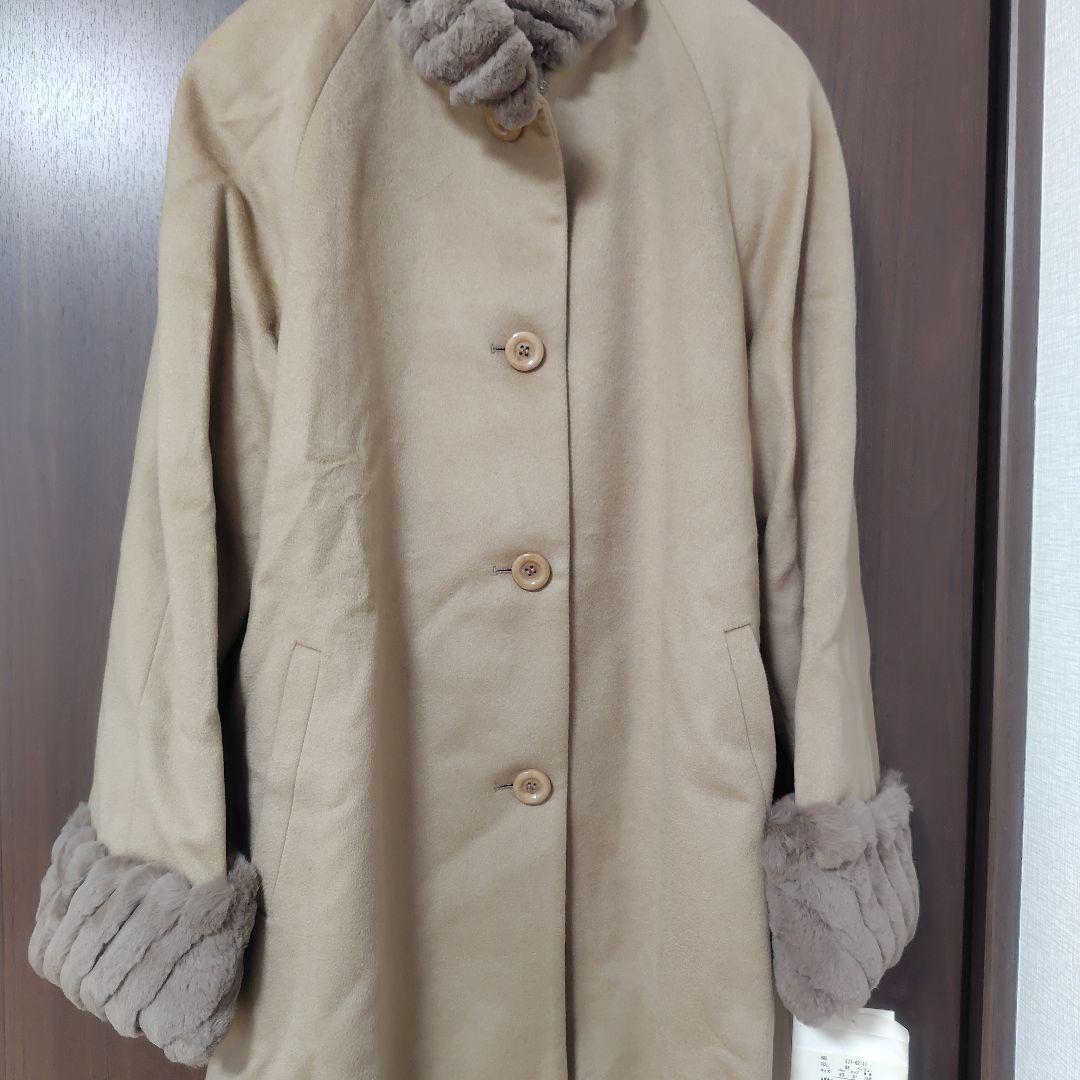 BON CILIE ファー付きベージュロングコート 新品未使用♡