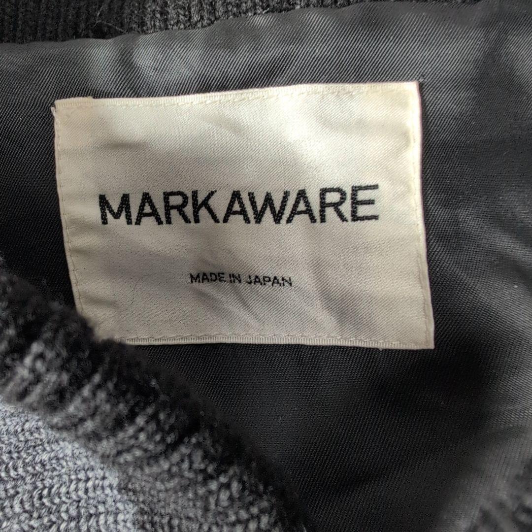 MARKAWARE 黒 ケーブル編み ジャンパー ブルゾン M