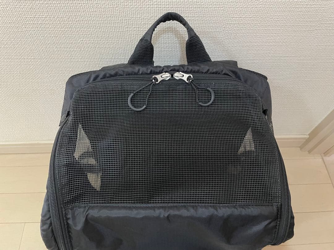 専用　ペットパラダイス　キャリーバッグ 底板付き リュック スクエア　美品