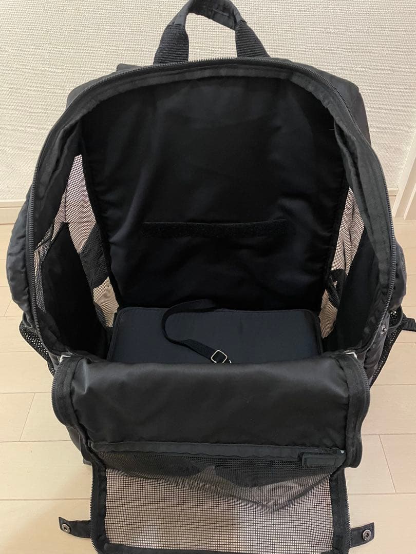 専用　ペットパラダイス　キャリーバッグ 底板付き リュック スクエア　美品