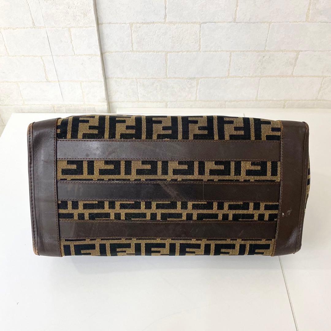 レディースバッグ 【FENDI】フェンディ　ズッカ柄ミニボストンバッグ