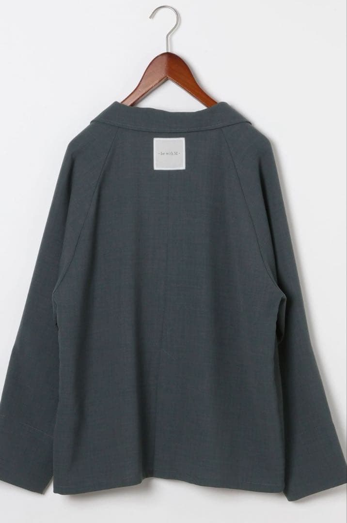 ニコアンド［be with M］ Misayo キレ見えジャケットチャコール新品