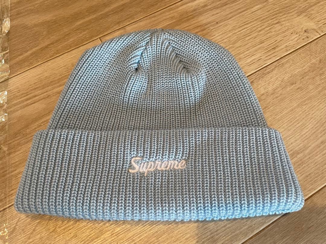 帽子 Supreme Loose Gauge Beanie Light Blue