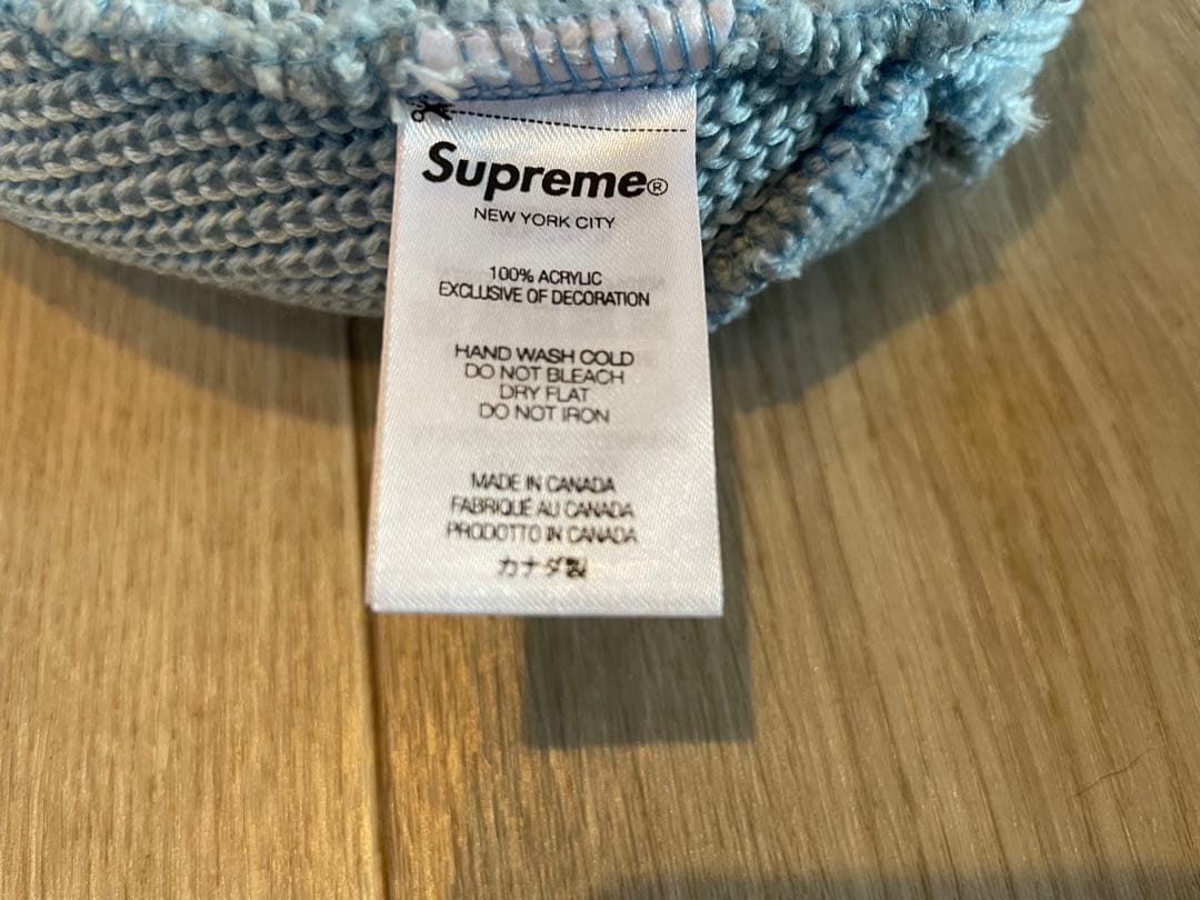 帽子 Supreme Loose Gauge Beanie Light Blue