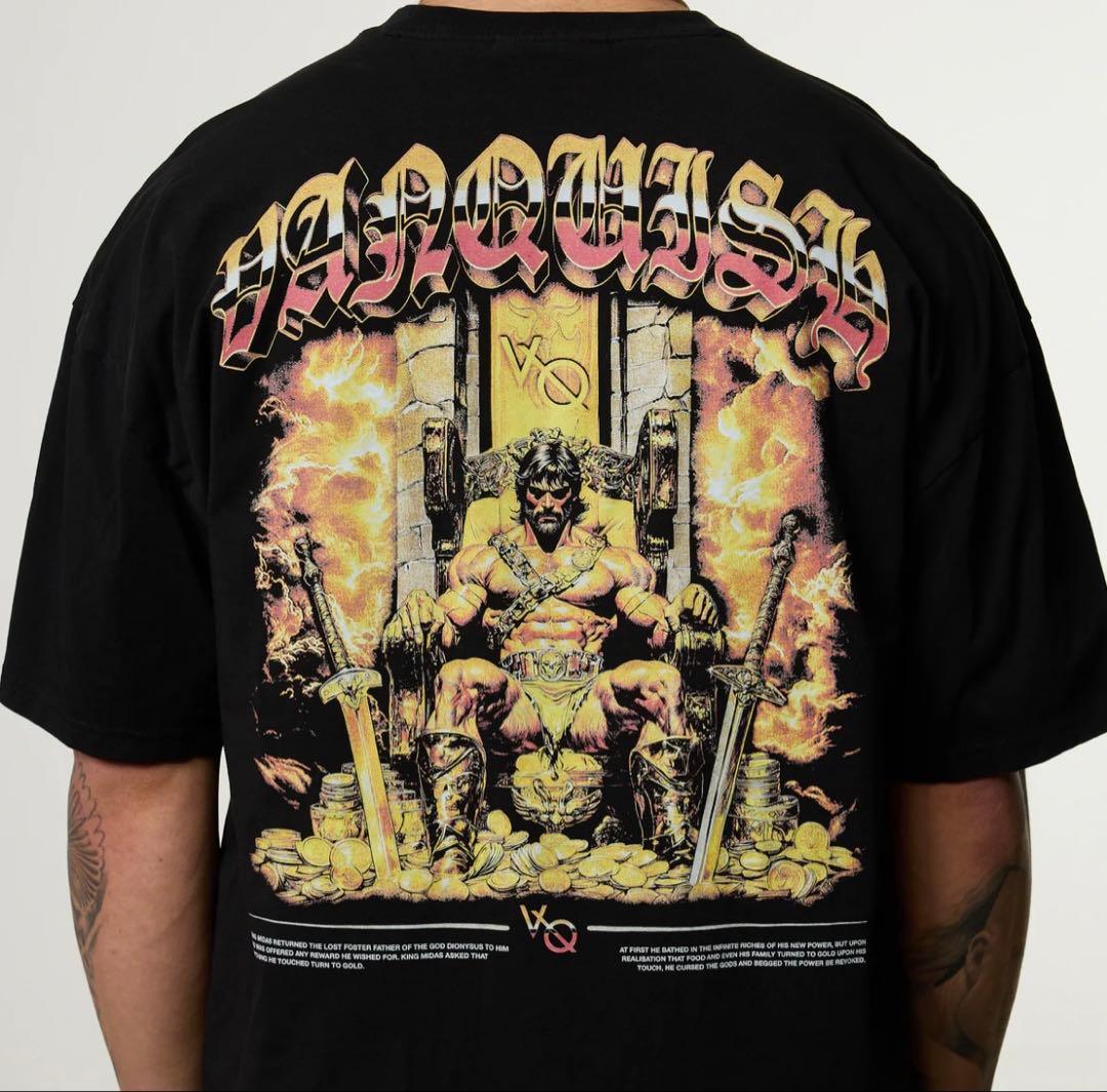 【新品未開封】Vanquish Black King Midas Tシャツ