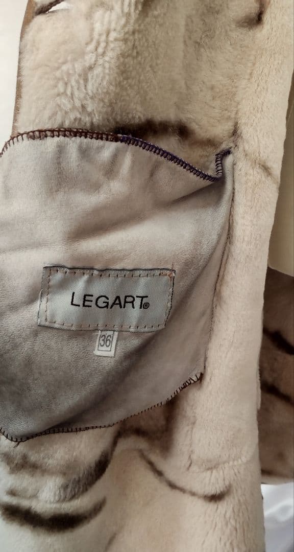 LEGARTレガート 超レアなリアルラムレザー 英国製 コート
