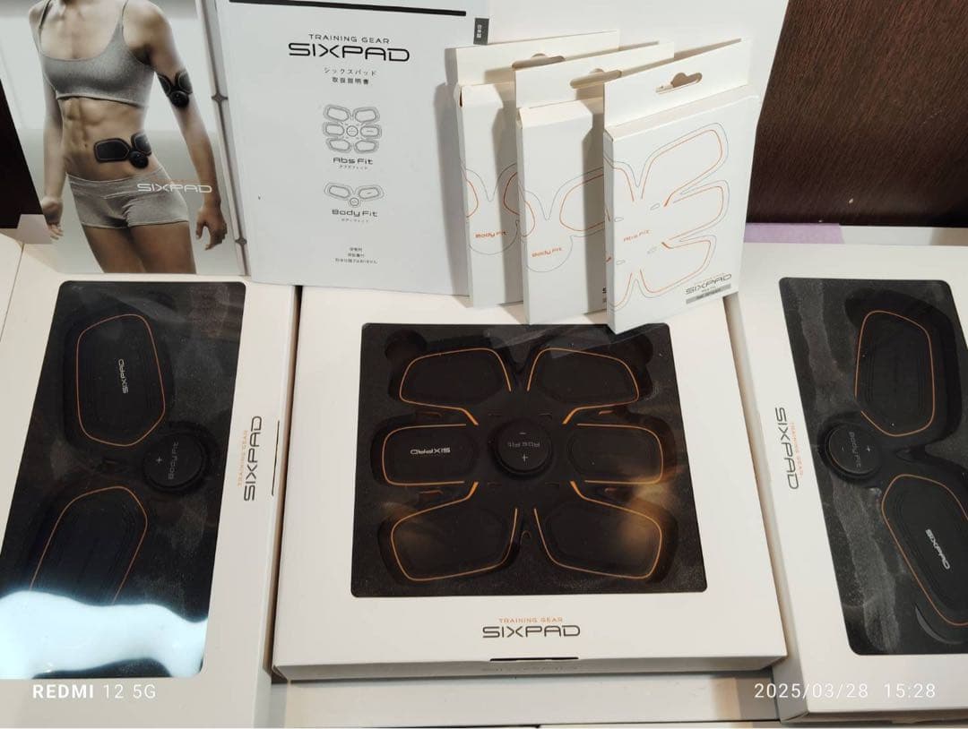3点セット　SIXPAD 筋肉トレーニング　運動　ダイエット