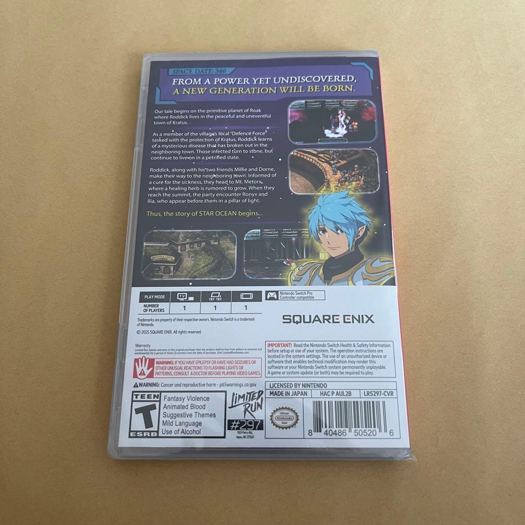 新品未使用Switch STAR OCEAN First Departure R