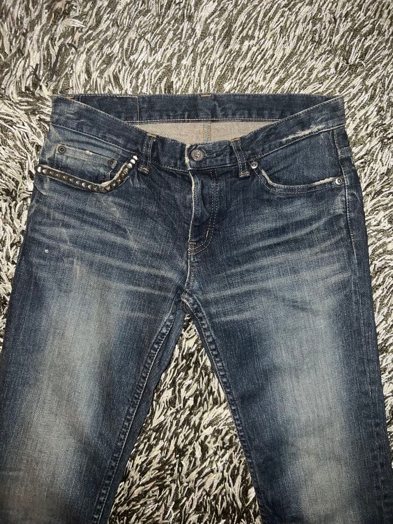 (希少) Rare Hysteric Glamour 名作 スタッズフレアデニム