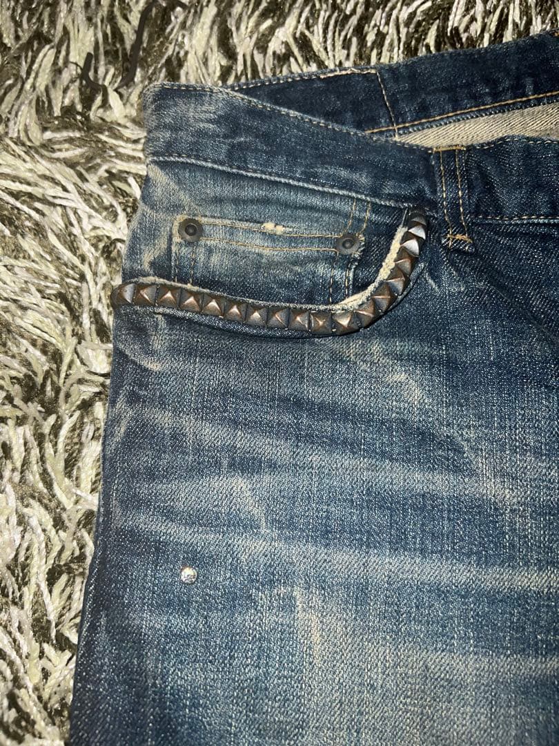 (希少) Rare Hysteric Glamour 名作 スタッズフレアデニム