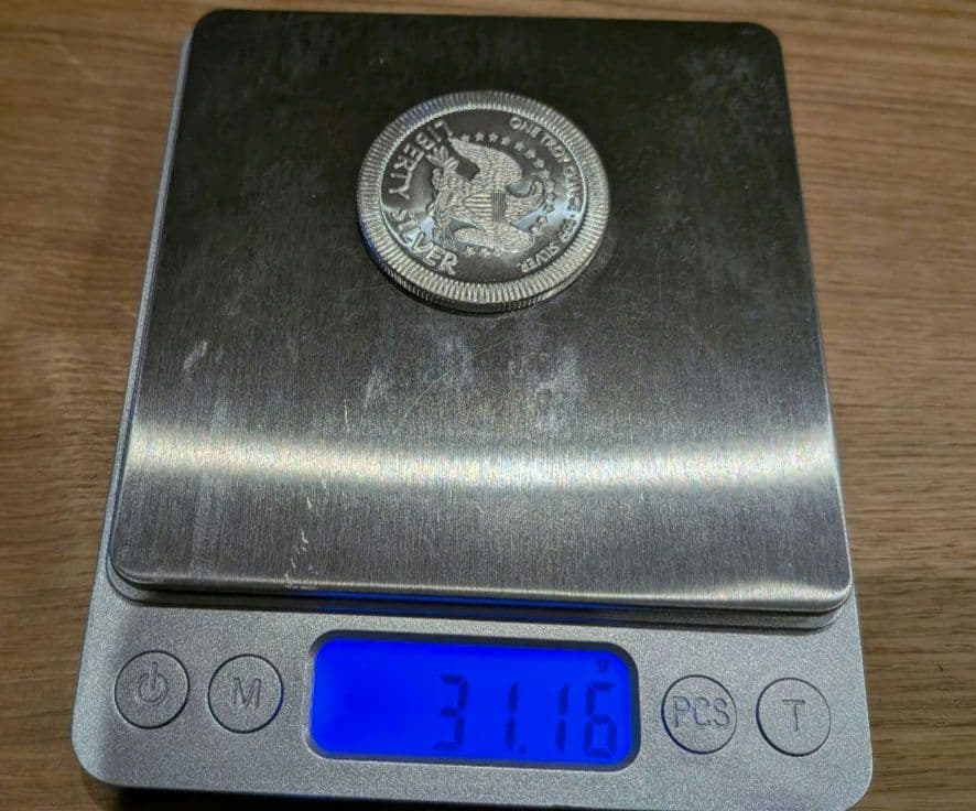 銀貨1オンス one troy ounce 純銀 SilverTowne