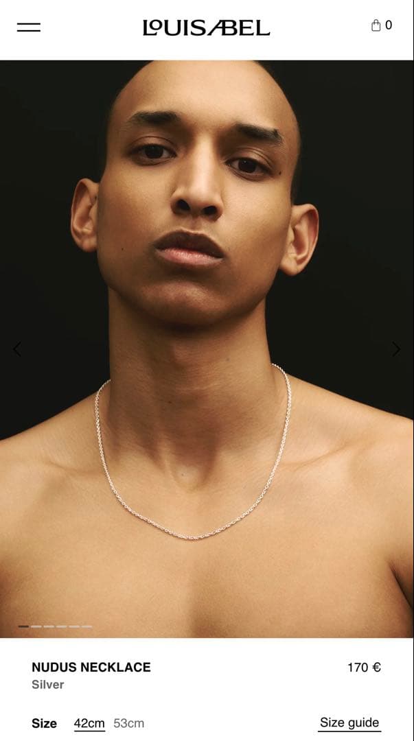 アクセサリー louis abel NUDUS NECKLACE
