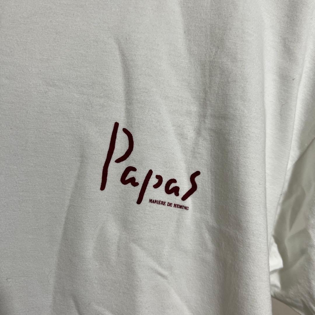 ノ*ン様 タグなし未使用　パパス Tシャツ papas 90s クルーネック