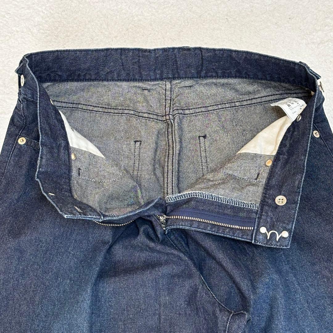 【美品✨】北欧、暮らしの道具店 すっきり見えインタックのワイドデニム 岡山デニム