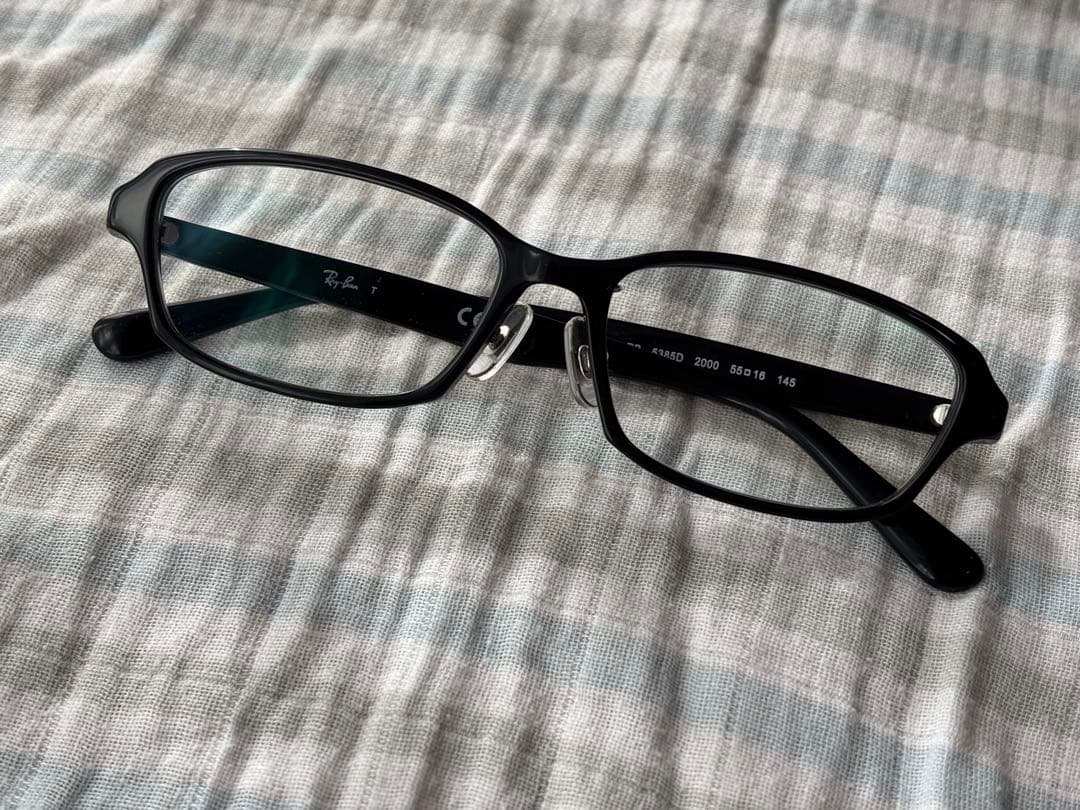 RayBan レイバン　RB5385D ブラック　度なしUVレンズ