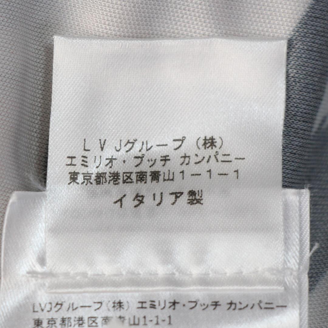 エミリオプッチ 総柄ワンピース イタリア製 レーヨン100% 七分袖 Vネック