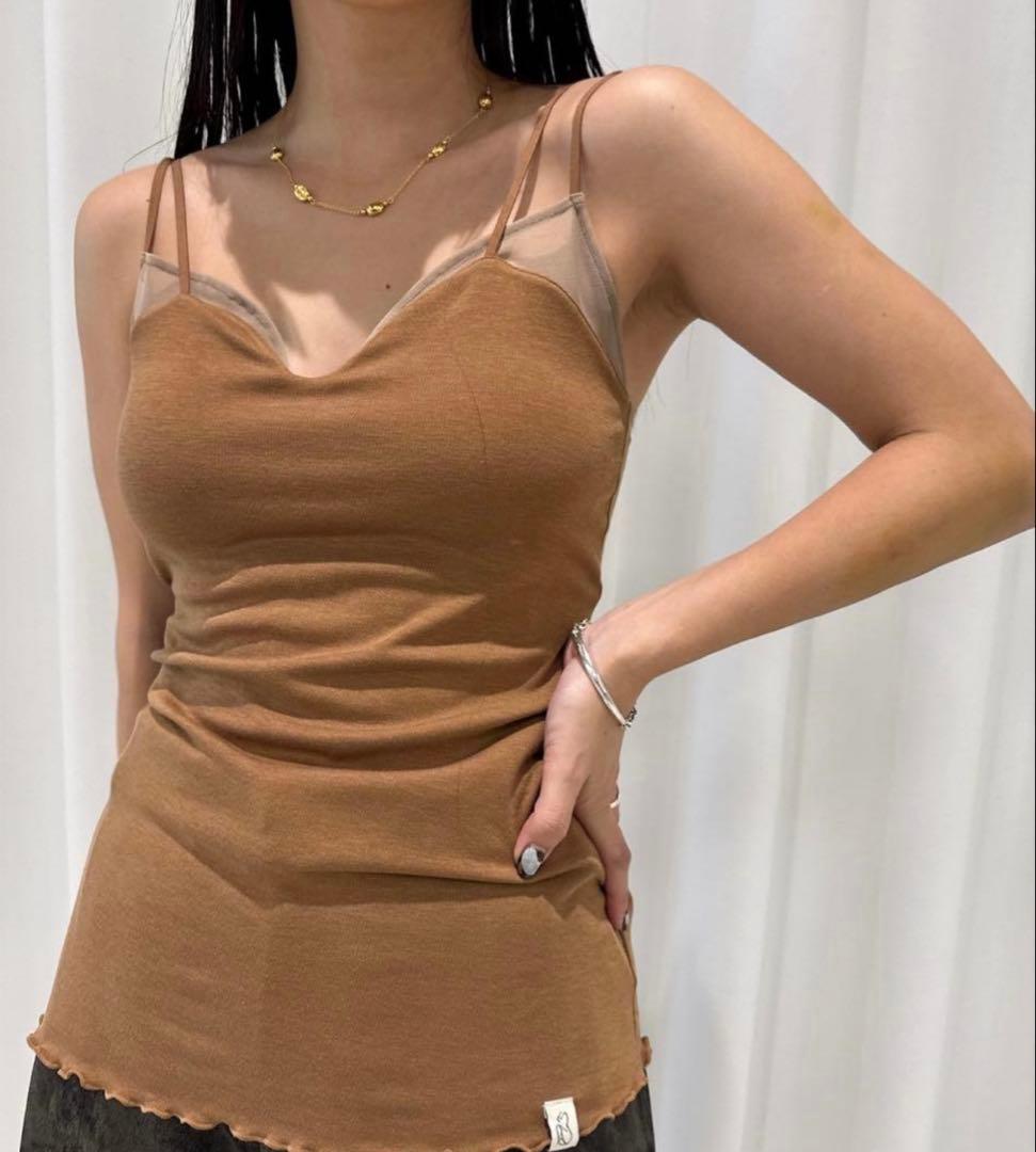 Mizuno×Ameri SHEER DOCKING CAMISOLE
