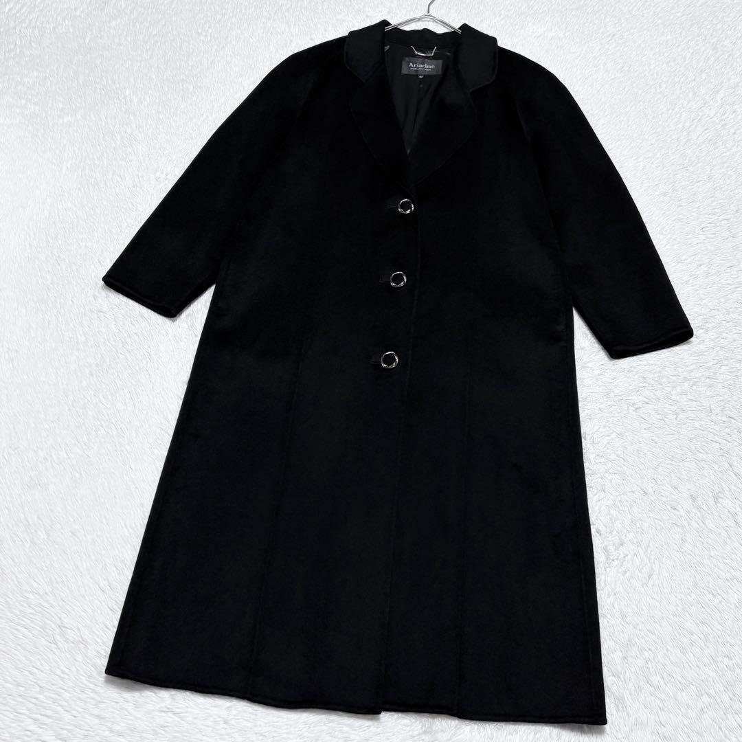 SALE 【美品】ロロピアーナ 大きいサイズ カシミヤ リバーコート 上品 高級