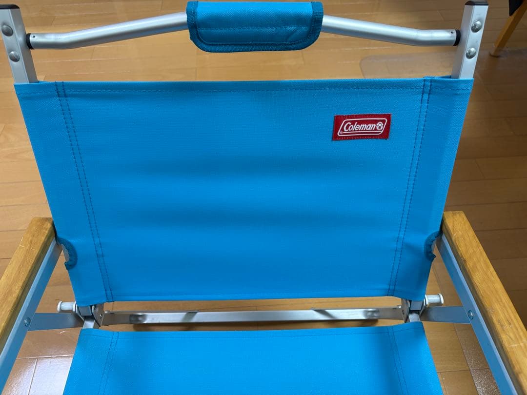 Coleman フォールディングチェア　ターコイズ