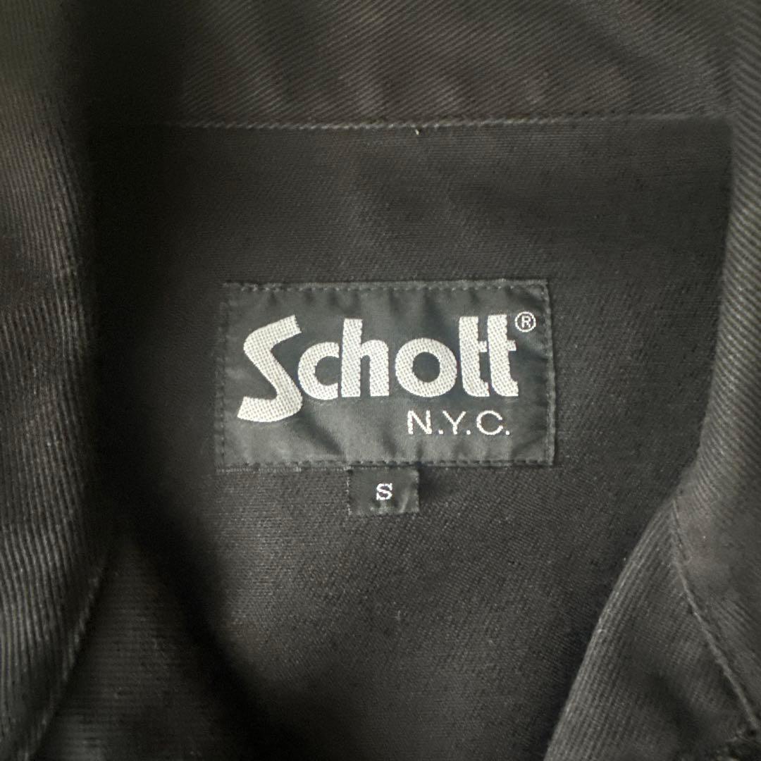 Schott ブラック ジャケット Sサイズ
