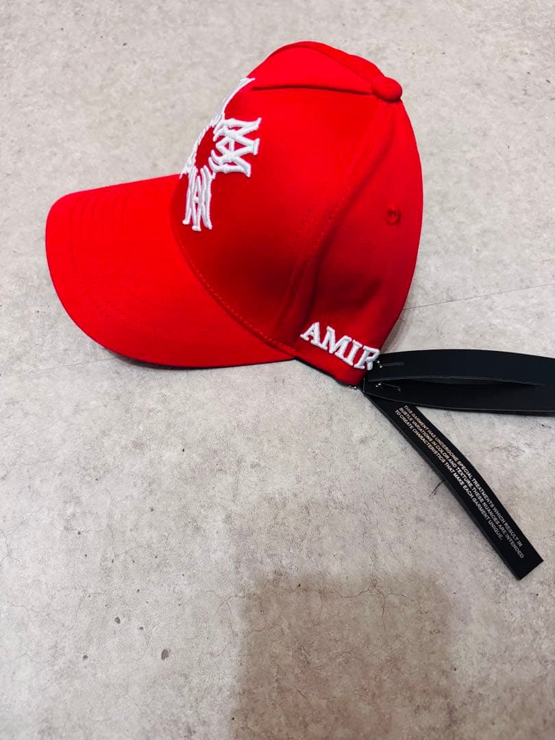 AMIRI アミリ　MA QUAD CANVAS HAT RED