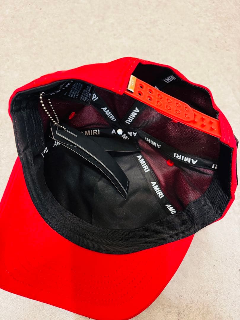 AMIRI アミリ　MA QUAD CANVAS HAT RED