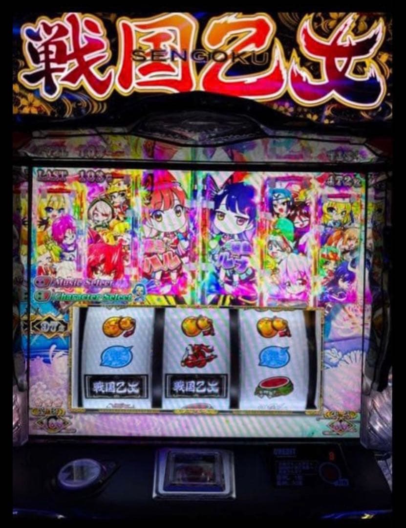 スマスロ戦国乙女4実機！イヤホンコンバーター、データ出力可能ユニット付！送料込み