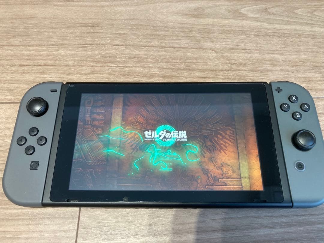 【美品中古】Nintendo Switch 本体グレー（バッテリー強化モデル）