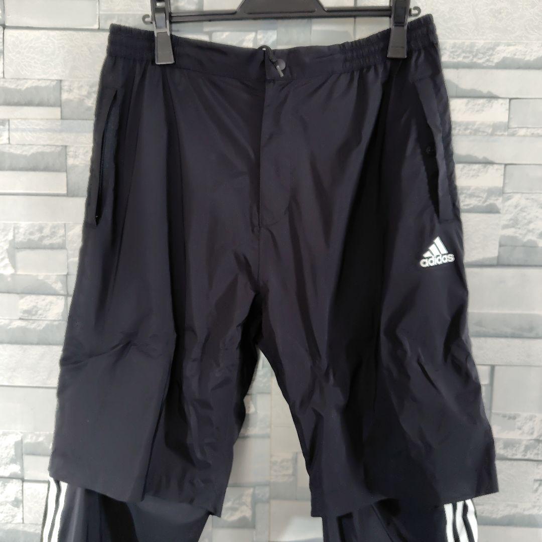 adidas アディダスゴルフ レインウェア上下セット ウインドブレーカー L