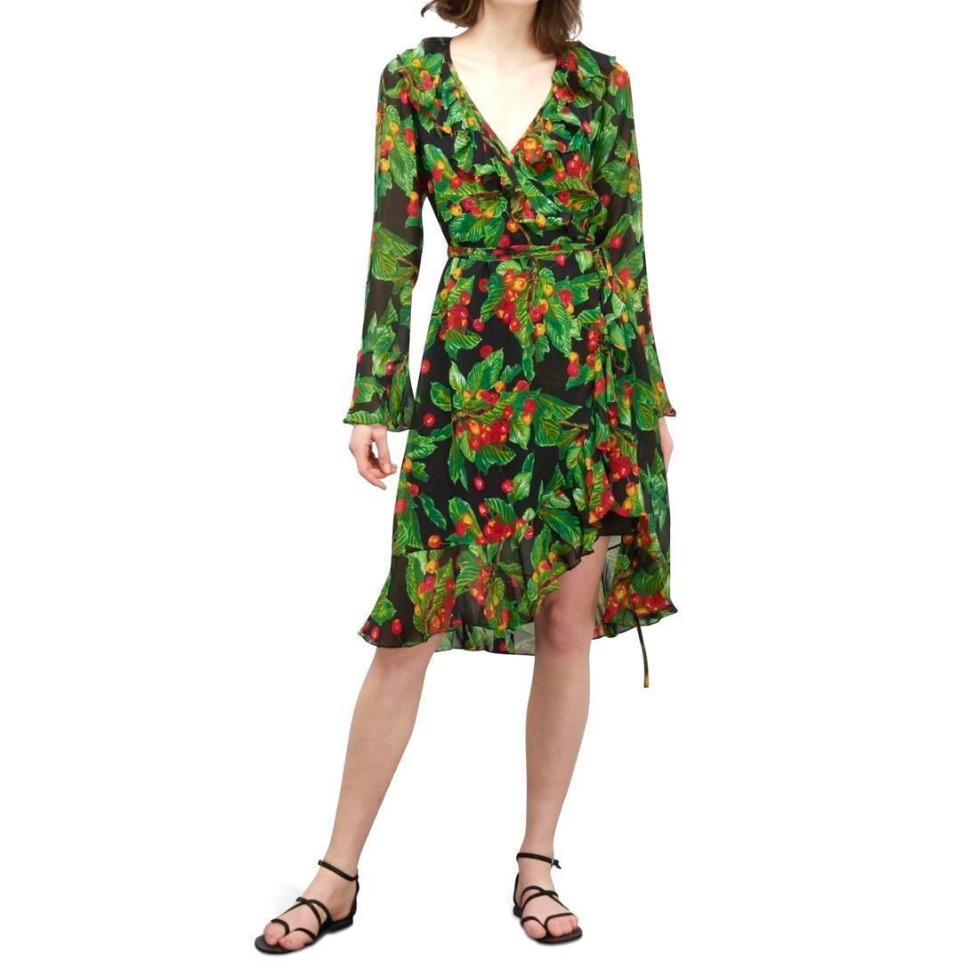 仲里依紗さん着用【新品未使用】MARC JACOBS チェリー ラップワンピース